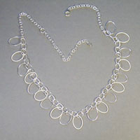 Sterling Silver Chain, Length 17"-21" $64