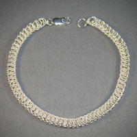 Sterling Silver Serpentine Bracelet (small link) $98