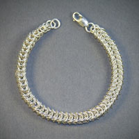 Sterling Silver Queens Link Bracelet $95