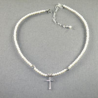 Sterling Silver Freshwater Pearl 14-18" (child's)