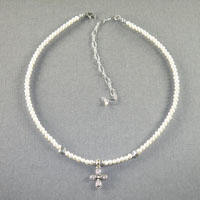 Sterling Silver Freshwater Pearl 14-18" (child's)
