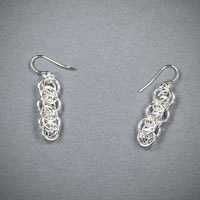 Sterling Silver Unparalleled Earrings, 1" drop $28
