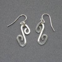 Sterling Silver Swirl Earrings $24.00